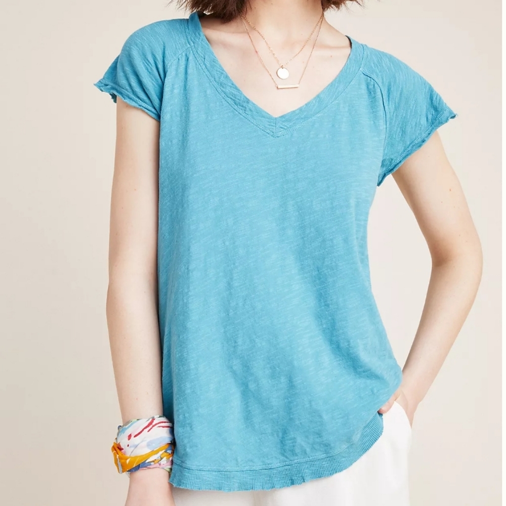 Casual V-neck Tee